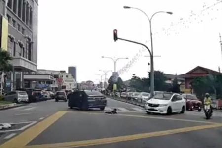 M'sian boy who falls out of moving car survives after being hit by two oncoming cars