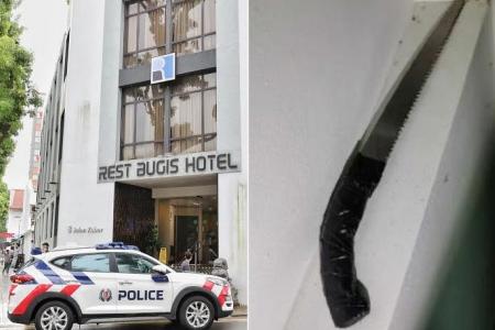 Man jailed for knife attack at Rest Bugis Hotel 