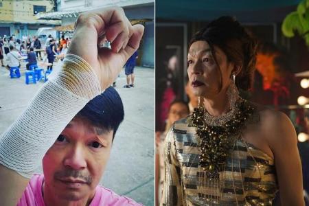 Actor Mark Lee injures arm while rehearsing for sequel to Number 1 in Hat Yai