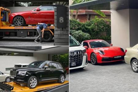 Porsche, 2 Rolls-Royces among 4 cars seized from Bukit Timah bungalow in $2.8b money laundering case