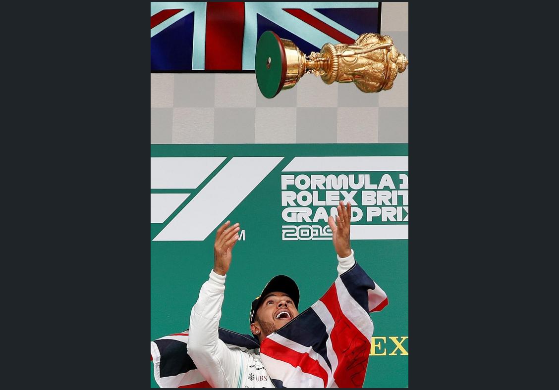 Lewis Hamilton wins record sixth British GP