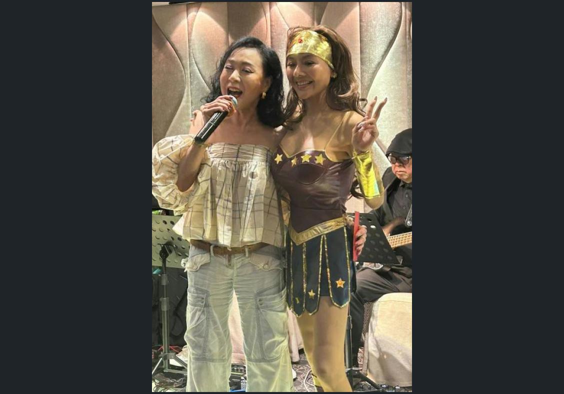 Wonder Woman Amy Yip wows at 58th birthday bash