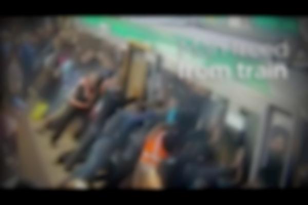 People power frees man trapped by Perth train