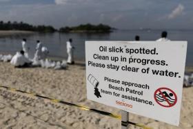 In a statement on June 17, PUB said the oil spill has been limited to coastal areas and some coastal drains.