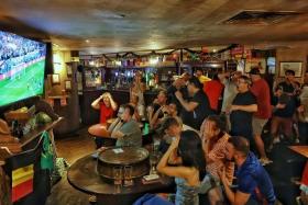 Local watering holes and restaurants are confident of pulling in the crowds.