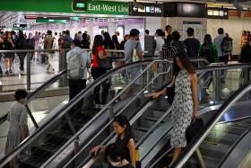 Free regular bus services between the two MRT stations are available.