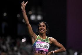 Shanti Pereira had claimed the silver medal in the 100m on Oct 1.