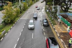 PUB said that the pipe had been fixed at 4.40pm and the leftmost lane of Still Road South, towards Eunos Link, re-opened to traffic.