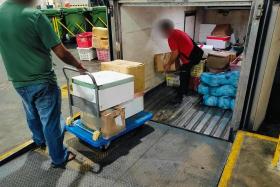 A truck was found with about 160kg of undeclared and under-declared produce.