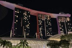 Marina Bay Sands&#039; facade will be lit up in pastel hues of Taylor Swift’s Eras Tour concert colours from Feb 28.