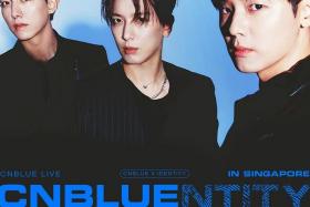 South Korean pop-rock band CNBlue will be performing at the Singapore Indoor Stadium on April 27 for their 2024 CNBluentity tour.