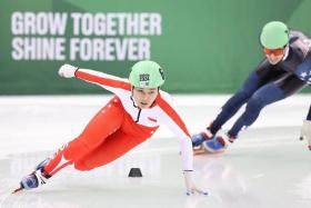 Ryo Ong is the first Singaporean to make the finals of a short track speed skating event at the Winter Youth Olympic Games.