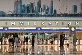 Travellers are advised to factor in additional time for immigration clearance due to delays at the checkpoints.