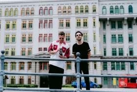 US band OneRepublic&#039;s new video features frontman Ryan Tedder and keyboardist Brian Willett at Singapore locations such as the Old Hill Street Police Station.