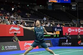Taiwanese badminton player Chou Tien-chen underwent surgery to remove cancerous cells and part of his large intestine in April 2023.