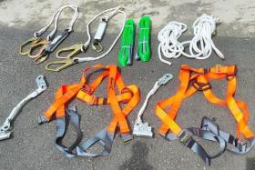 The authorities seized items including ropes and harnesses.