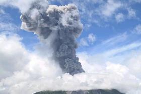 Mount Ibu, located on the island of Halmahera in North Maluku province, erupted at 11.11am local time.