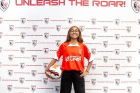 Nur Ain Salleh, 14, has scored a four-year football scholarship and will train and play for Madrid CFF’s youth team.