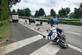 LTA enforcement officer Zdulfika Ahakasah crashed his motorcycle while chasing a teenage motorcyclist near an expressway exit on June 4, and later died in hospital.