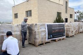 Humanity Matters, an interfaith group, said it put together 36 tonnes of food staples in the Jordanian capital Amman. 