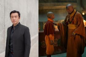 Singapore actor Chin Han (left) will play the role of Long Feng in the second season of Netflix series Avatar: The Last Airbender.