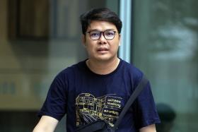 Ang Cheng Shin threatened DBS Bank&#039;s customer service operators that he would plant a bomb at its headquarters in Marina Bay.