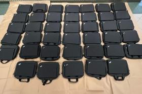 n the course of investigations, the police recovered 40 out of the 140 laptops which were sold. 