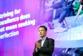 Education Minister Chan Chun Sing said that teachers should use official channels like their e-mail  when contacting parents.