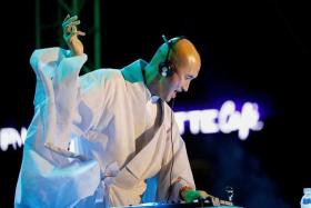 DJ NewJeansNim, who infuses Buddhist elements into his performances, was scheduled to perform at Club Rich Singapore on June 19 and 20.