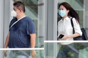 On Sept 23, Kwa Kaoh Wee (left) and Soh Ling Ling pleaded guilty to one corruption charge each.  