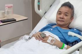 Veteran Singaporean actor and host Marcus Chin will be hospitalised for the next three to four days for observation.