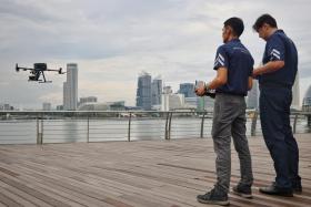 Drones, which will be flown over water by members of the Aerial Response Team, are equipped with sensors that can pick up movements on the ground.