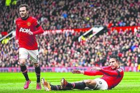 HELLO,  GOOD BUY: Juan Mata (left) is a class act for Manchester United. 