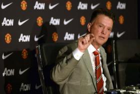 Manchester United manager Louis Van Gaal speaking to the media during a news conference at the club's Old Trafford Stadium in Manchester on July 17, 2014. 