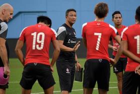 STEP ON THE PEDAL: That is coach Fandi Ahmad's instruction to his charges for tonight's game against Felda.