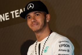 CHALLENGING: Lewis Hamilton says adjusting to the time zone is one of the toughest tasks in Singapore.