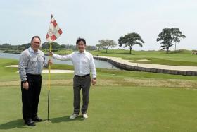 READY FOR MORE: Laguna National managing director Patrick Bowers (left) and executive director Kevin Kwee. 