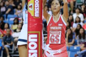 NETTING THE ACCOLADES: Yasmin Ho (above) was Singapore&#039;s most proficient shooter for the fourth match in a row, scoring 87 per cent of her attempts.