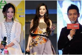 Zhao Wei (left) lost $34 million while Huang Xiaoming (right) lost $5 million. Meanwhile Fan Bingbing gained $656,000.