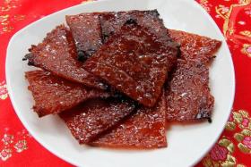 Homemade bak kwa.