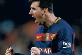MILESTONE: Lionel Messi scored his 300th La Liga goal in midweek.