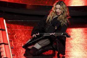  Madonna performs during her Rebel Heart Tour concert at Studio City in Macau, China