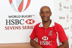 RUGBY BOOST: HSBC ambassador George Gregan at the HSBC Singapore Sevens, the eighth round of the HSBC Sevens World Series at National stadium.   