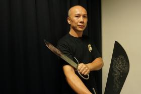 Wing Chun master, Dennis Lee.