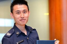 Sgt Lee Chee Guan, 23, received the MHA Full-Time Degree Sponsorship Programme to pursue a Bachelor in Accountancy at NTU