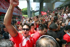 Thousands of people attended Joseph Schooling&#039;s victory parade. He rode in an open-top bus during a four-hour long victory parade which took him from his childhood stamping ground of Marine Parade to the glitzy Orchard Road shopping belt and finally to Raffles City.