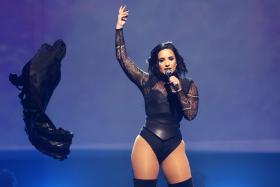 COPYCAT? Sleigh Bells claim Demi Lovato (above) stole their song. 