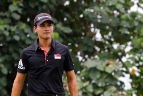 Singapore&#039;s top amateur Gregory Foo.