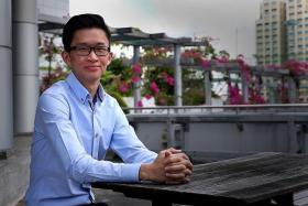 SAVVY: Mr Nicholas Tan Wei Hong, 22, has come a long way since he started trading two years ago.