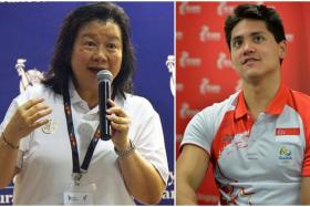 May Schooling (left) and Joseph Schooling.